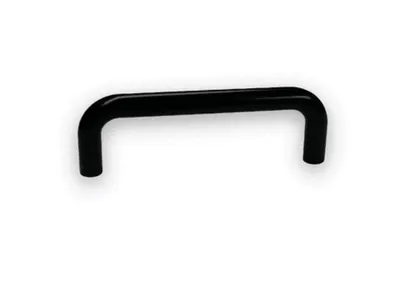 Furniture Handle, Plastic, Black 96 mm