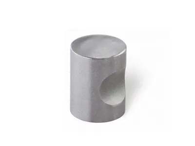 Furniture Knob, Cyl. Ink, Stainless Steel 20 mm