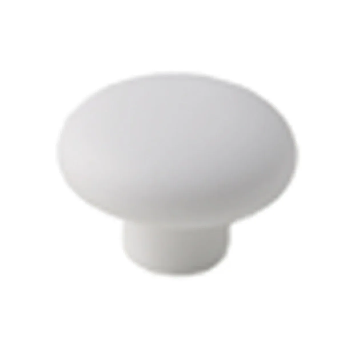 Meubelknop, Kunstst, Wit 40 mm