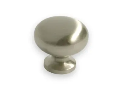 Furniture Knob, Stainless Steel Look 30 mm