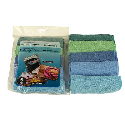 Ensemble de Chiffons en Microfibre 5 Pièces 2