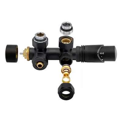 Center Connection Wall Black M30x16