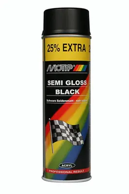 Motip Spray Autolak - Zijdeglans Zwart