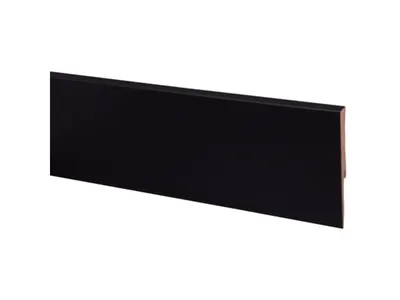 Muurplint 120x12mm Blok Zwart 240 cm 660 1