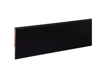 Muurplint 120x12mm Blok Zwart 240 cm 660 2