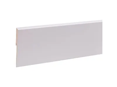Wall Skirting Board 120x12mm Cubic White 240 cm 287
