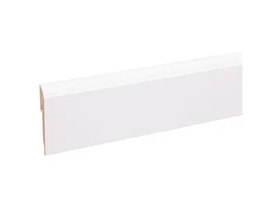 Wall Skirting Board 80x12mm Style White 240 cm 287