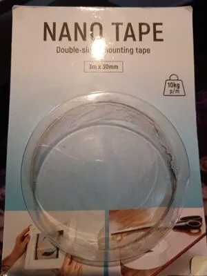 Ruban Nano Gel Double Face 30 mm X 3 m