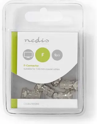 Nedis F Connector Satellite 5pcs 6