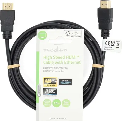 Câble Hdmi Nedis 2 m 4k 3
