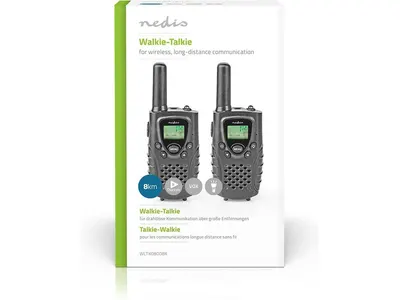 Nedis Walkie-Talkie 8km Set/2 2