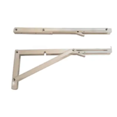 Fold-Down Shelf Brackets, White 400 mm