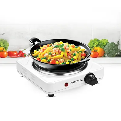 Nocta Electric Hob Single White 2