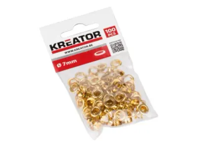 ŒIllets Laiton Ø 7 mm - 100 Pcs