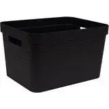 Opbergbak 6 l Deco Stone Zwart