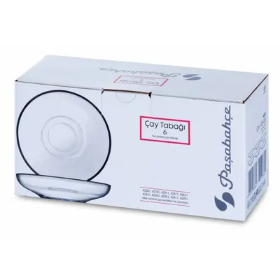 Pasabahce Thee Onderglazen 6st 101 mm 4