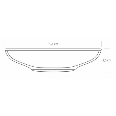 Pasabahce Tea Plates Basic 6pcs 102 mm 3