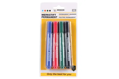 Permanent Marker Stift Kleur 4st 4