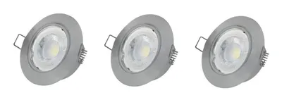 Petra Inb Spot 3 Stuks Dimbaar 6w 6400k Zilver