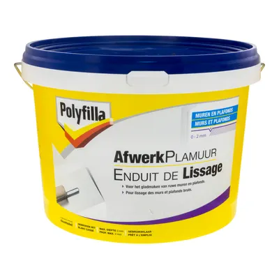 Polyfilla Afwerkplamuur Wit 7 l