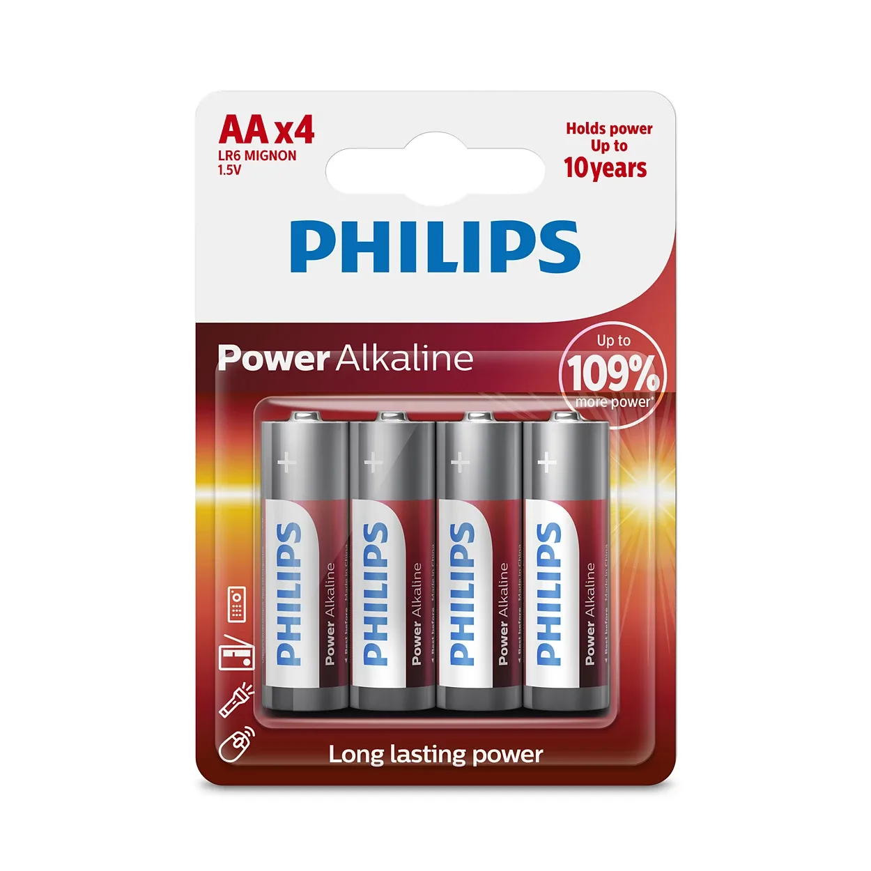 Philips Power Alkaline Aa (4 Pc) 1