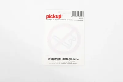 Picto Achter Glas 10x10 Verboden Roken