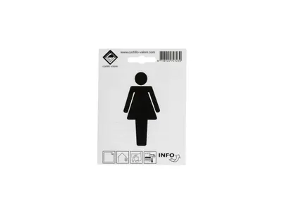Pictogramme 10 cm Toilettes Dames