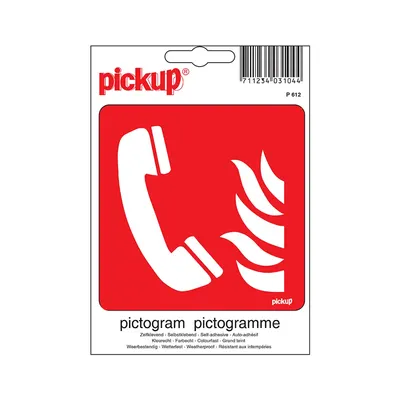 Icône 10x10cm Téléphone D'urgence
