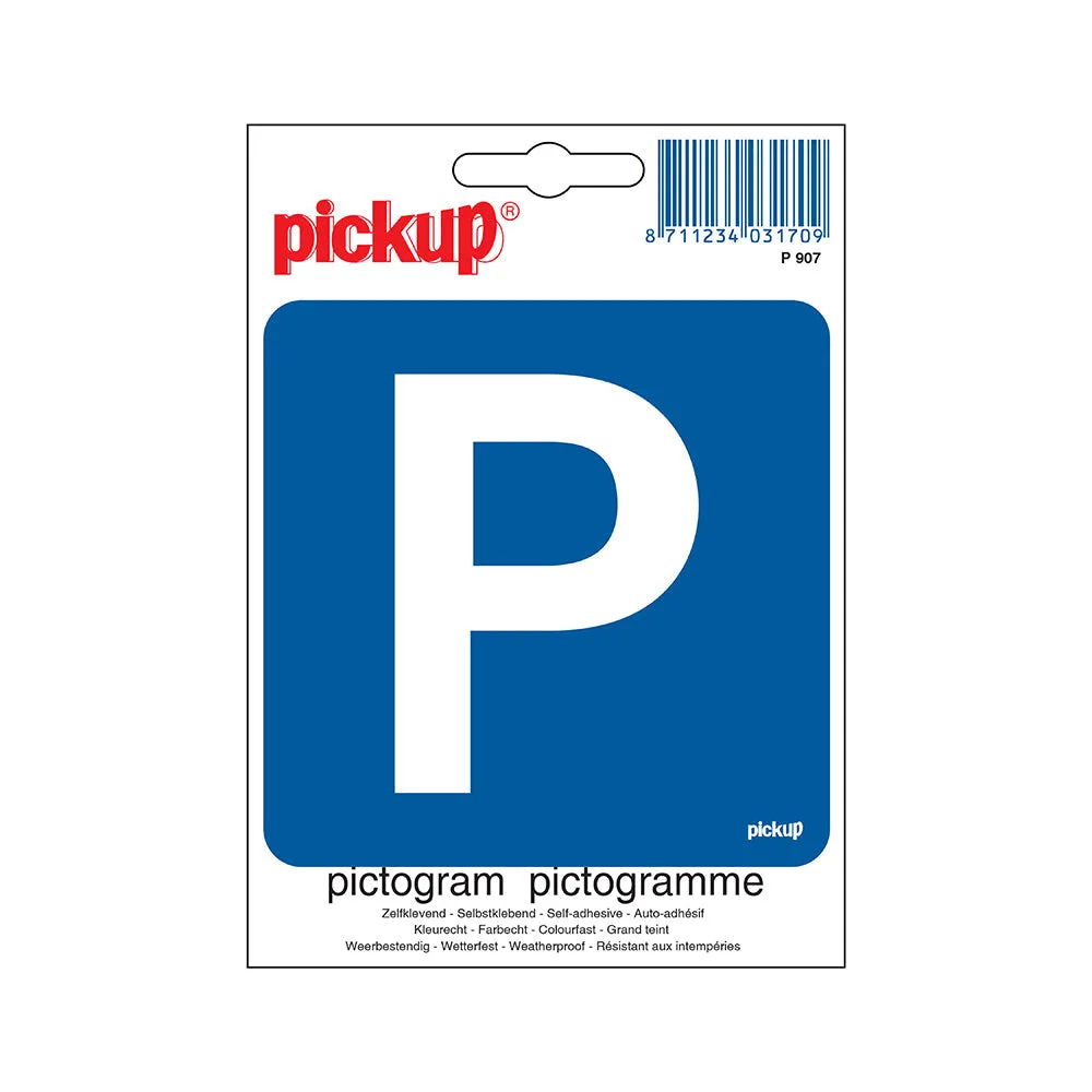Pictogram 10x10cm Parkeren
