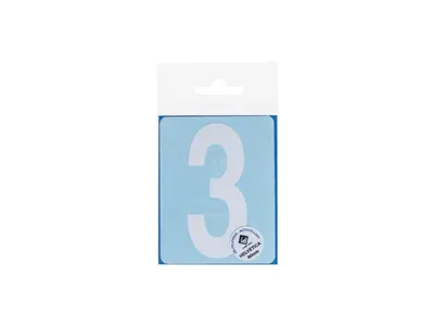 Pictogramme 131 Lettre Adhésive 3 90 mm Blanc Mat