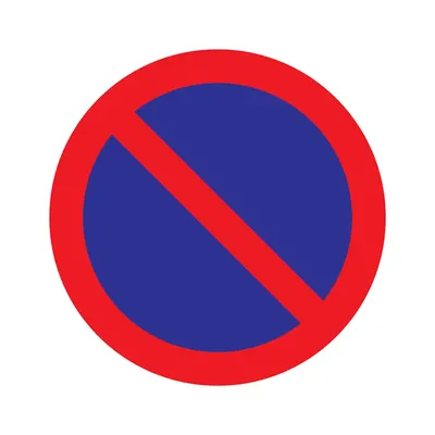 Pictogram 20x20cm Parkeerverbod