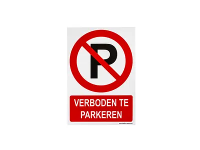 Pictogramme 21 Stationnement Interdit 33x23cm Pp