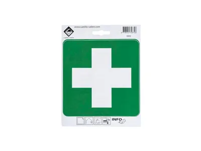 Pictogramme de Premiers Secours 15x15cm Autocollant