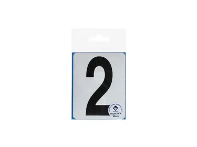 Icon Lettre Adhésive 2 90 mm Noir