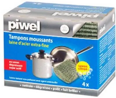 Piwel Staalwol met Zeep 4x 1
