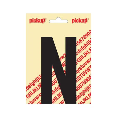 Lettre Adhésive Nobel 120 mm Noir N