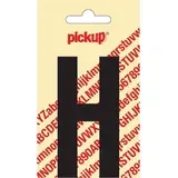 Plakletter Nobel 90 mm Zwart H 3