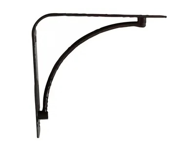 Shelf Support, Inner Arch, Black 195x195 mm
