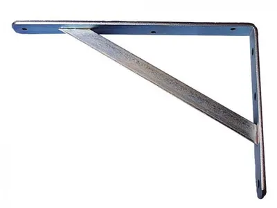 Shelf Support, Angular, Epoxy Gray 250x150mm