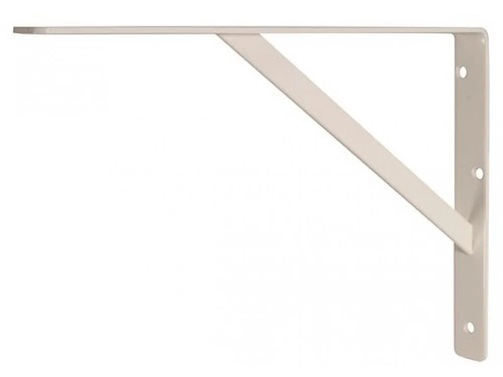 Plankdragers,hoekig, Epoxi Wit 400x250mm