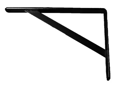 Shelf Supports, Angular, Epoxi Black 500x330mm