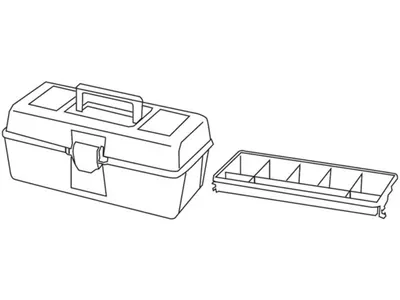 Valise en Plastique Hobby 310 mm 2