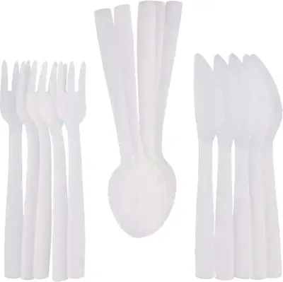 Plastieke Bestek Set 1