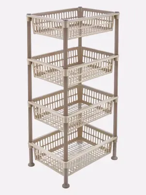 Support en Plastique 4 Couches Nostalgie 39x29x82cm