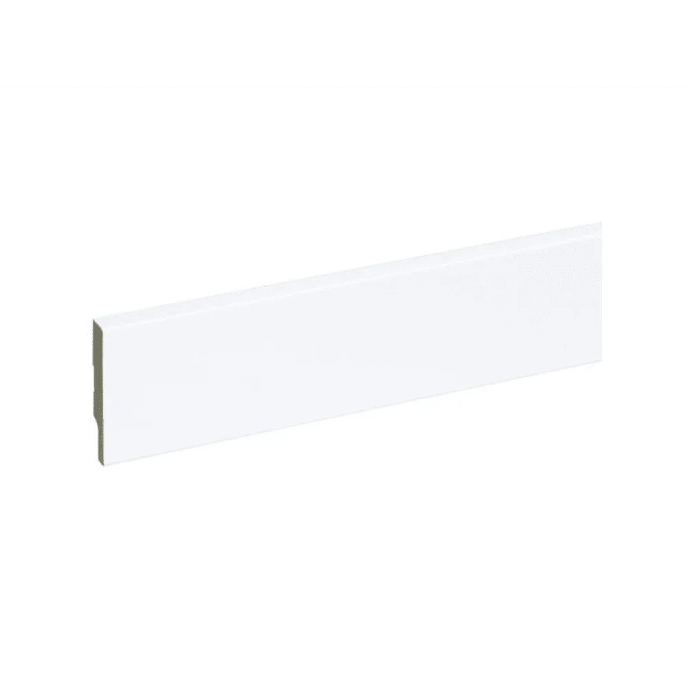 Muurplint Mdf Gegrond 94x12 mm Blok 244 cm