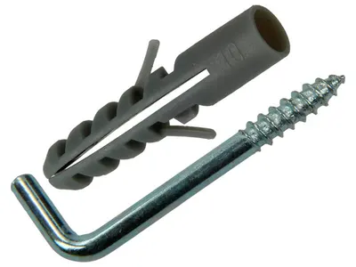Plug + Screw Thumb Polyeth 4 Pcs 10 mm 6x60mm