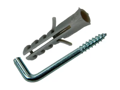 Plug + Screw Thumb Polyeth 8 Pcs 6 mm 4x40mm