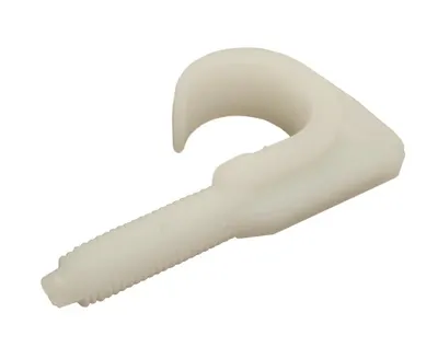 Plug Clip Pvc Single White 16-20 mm