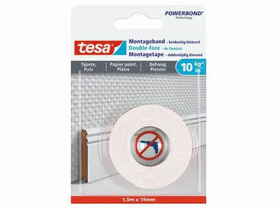 Ruban de Montage Powerbond Gev.opp. 1,5 m : 19 mm
