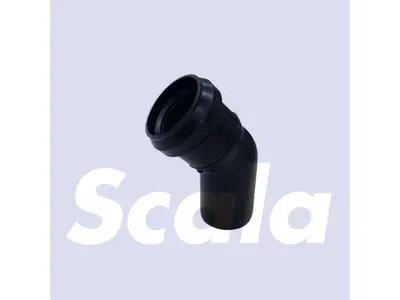 Pp Zwart Bocht 40mf 45°